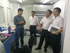 校党委书记余其俊调研太阳集成官网实验室平台建设